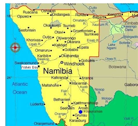 At a press conference of 2. Namibia-Flag