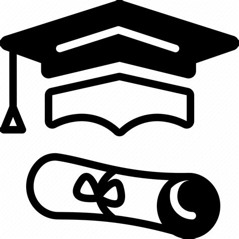 Cap Degree Education Graduate Graduation Learning Teaching Icon