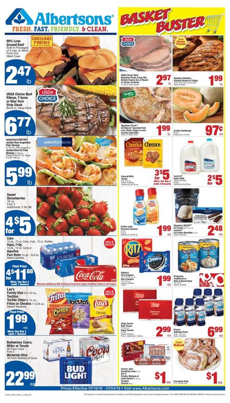 Learn how the safeway & albertsons just for u program works, using your app or online digital account. Albertsons Weekly ad Flyer 02/26/20 - 03/03/20 | Weekly ...