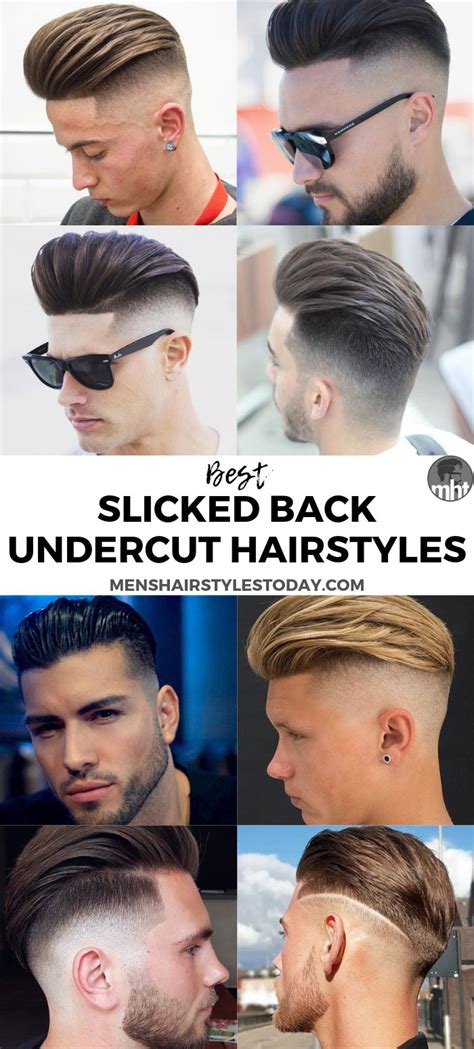 21 Best Slicked Back Undercut Hairstyles 2021 Guide