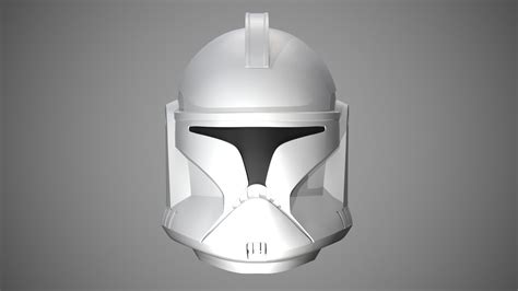 An Real Printable Star Wars Clone Phase 1 Helmet Stl