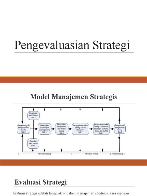12 Dan 13 Evaluasi Dan Pengendalian Strategik Pdf