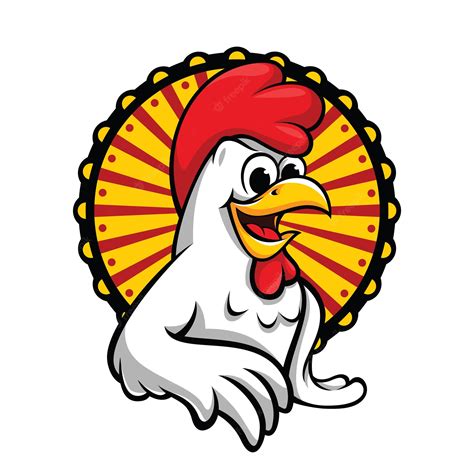 Premium Vector Chicken Mascot For Restaurant Logo