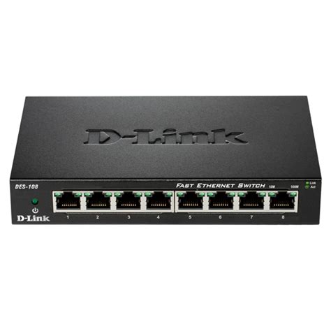 Buy D- Link 8 port switch normal (pc) Online @ AED63.53 from Bayzon