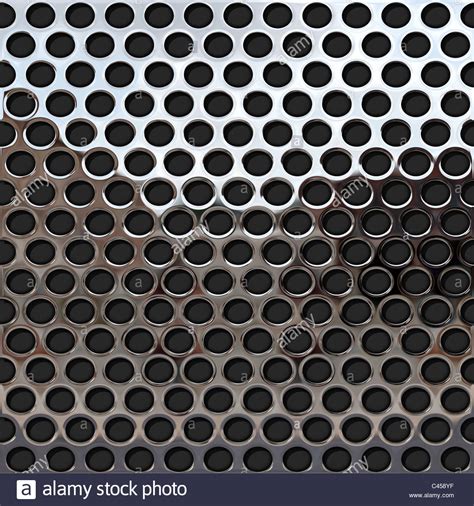 Perforated Metal Background Stock Photo Alamy