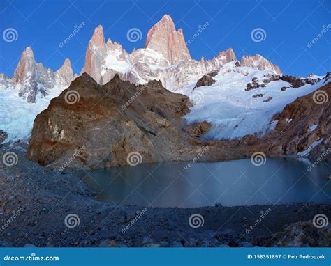 Fitz Roy Mountain In Patagonia Argentina Stock Image Image Of