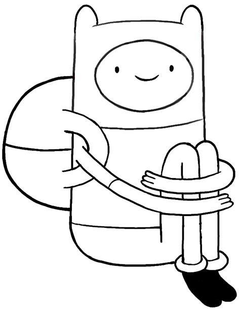 Adventure Time With Finn And Jake Coloring Pages To Print Dibujos De