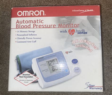 Omron Hem 711 Automatic Blood Pressure Monitor With Arm Cuff For Sale