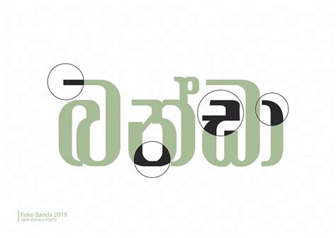 Banda New Sinhala Font බණ්ඩා සිංහල අකුරු මොස්තය Behance