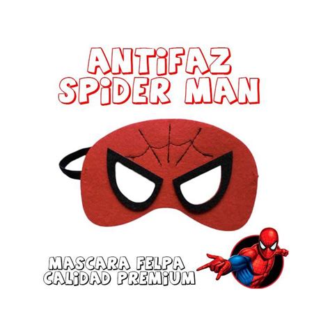 Antifaz De Spiderman Felpa Por Solo 1€