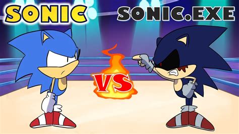 Sonic Vs Sonicexe Cartoon Rap Battles Z Ep 1 Youtube