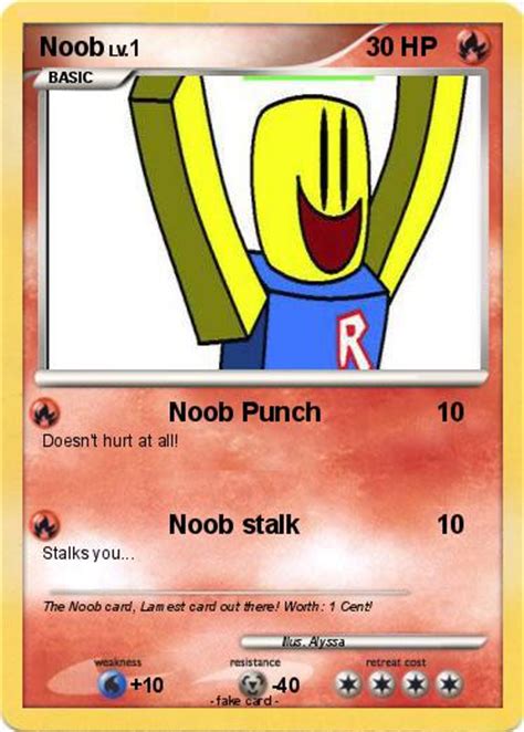 Pokémon Noob 599 599 Noob Punch My Pokemon Card