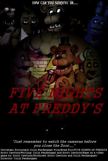 Image Fnaf Movie Posterpng Idea Wiki Fandom Powered By Wikia