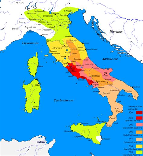 Roman Expansion In Italy Wikipedia