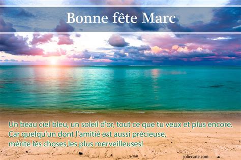 Cartes virtuelles bonne fête Marc