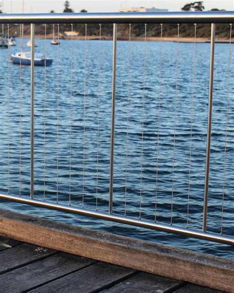 Check out our new how to install wire balustrade guide where we answer the most frequently asked questions and provide an overview on balustrade wire, fittings, regulations and most importantly how. Stainless Vertical Wire Balustrade - Verti-Wire Self ...