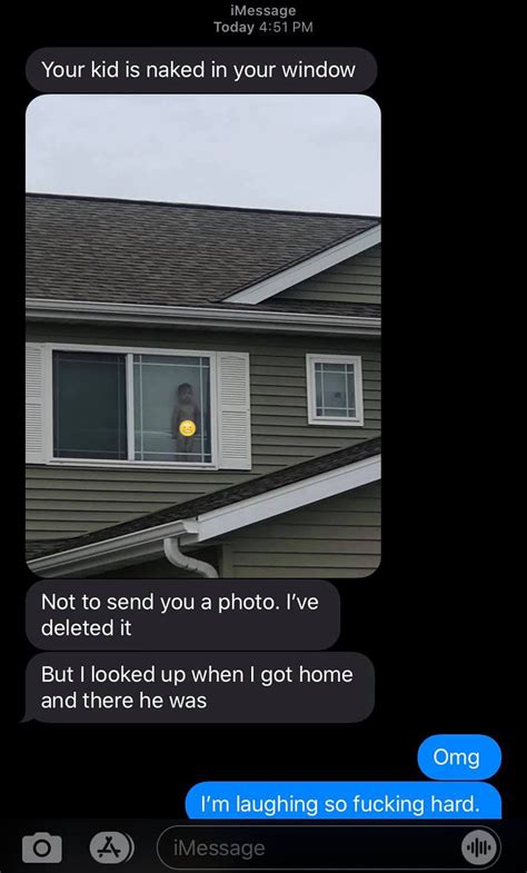 Neighbour Texts Mom That Her Kid Is Naked In Her Window Popsugar Uk Parenting