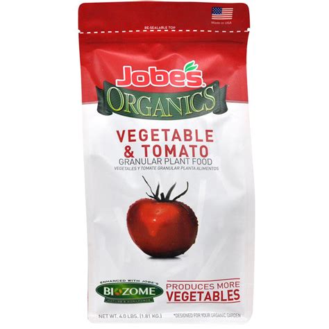 Powdered milk can also make a good vegetable garden fertilizer considering the fact that it is almost pure calcium. Jobe's Organics 4 lb. Organic Granular Vegetable and ...