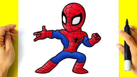 Como DESENHAR o HOMEM ARANHA Como DIBUJAR a SPIDERMAN Fácil YouTube