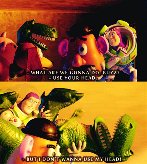 We stick together, we can see it through 'cause you've got a friend in me. Rex Toy Story Funny Quotes. QuotesGram