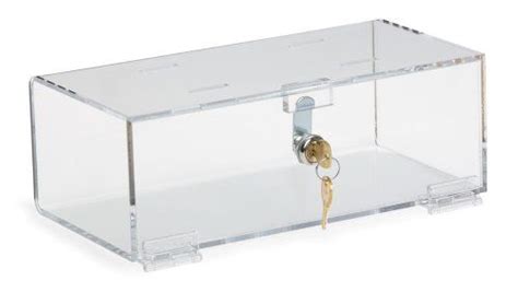 Clearform Ml4616 Clear Acrylic Single Lock Medical Box With Keys Medium 2015 Amazon Top Rated
