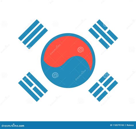 Design Of Korea Symbol Stock Vector Illustration Of Culture 118579745