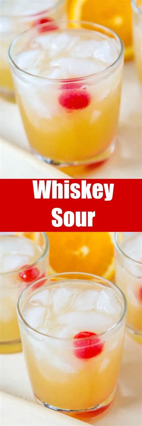 Whiskey Sour Recipe A Classic Whiskey Cocktail That Is Sweet And