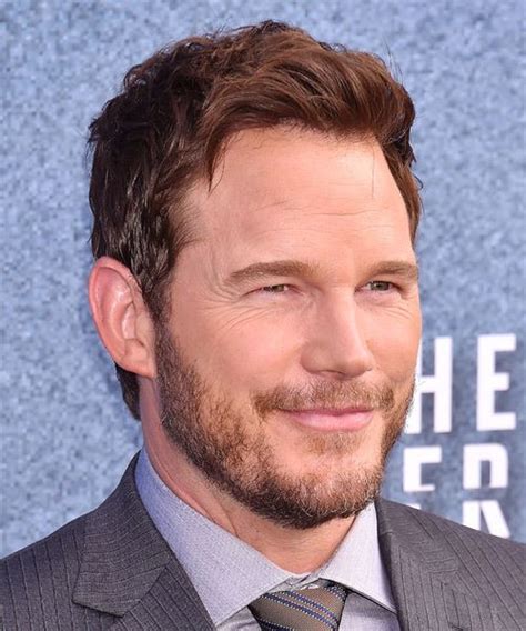 Chris Pratt Short Straight Brunette Hairstyle