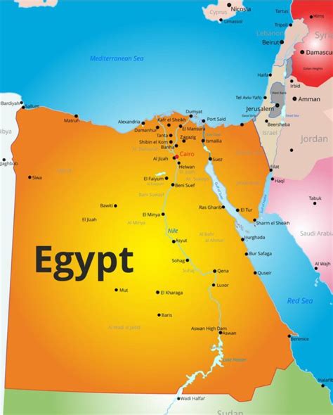 Mapa De Egipto ¿dónde Está Egipto Ver Nuestro Mapamundi