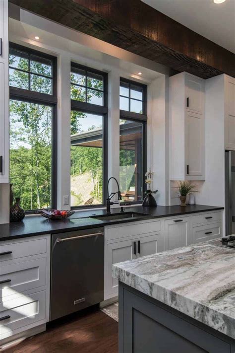 Why choose black or white when you can go with both? White Cabinets With Black Countertops: 12 Inspiring Designs