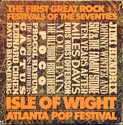 Various First Great Rock Festivals Of The Seventies The Isle Of