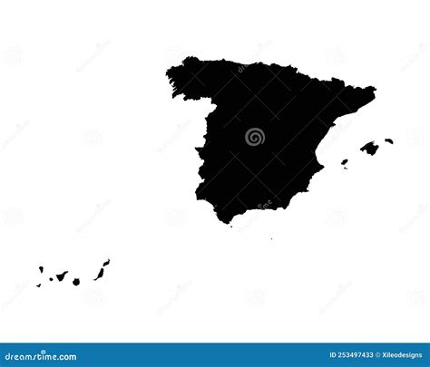 Mappa Della Spagna Carta Geografica Spagnola Area Geografica Sexiz Pix