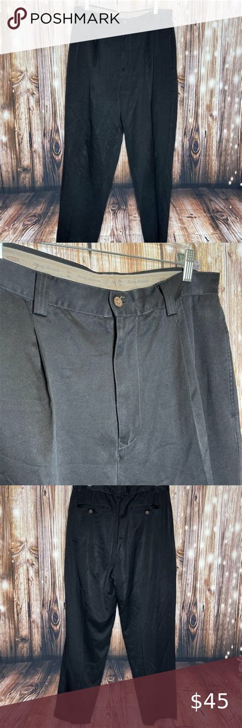 Tommy Bahama Relax X Black Silk Men S Pleated Pants Slacks