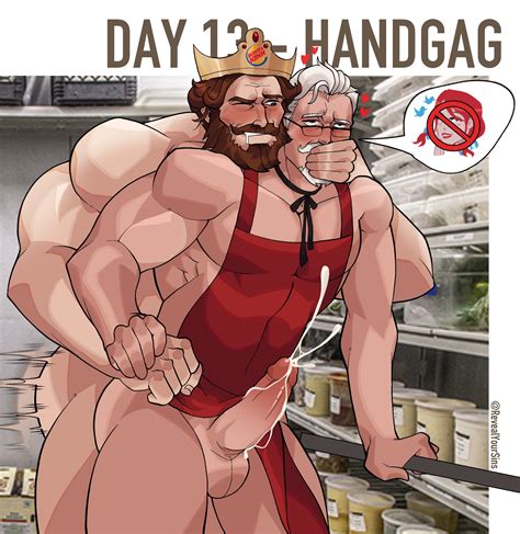 Rule 34 Anal Burger King Colonel Sanders Gay Handgag Kfc