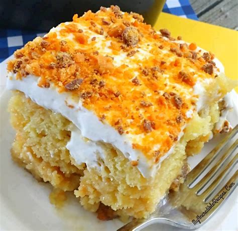 So many delicious, creamy layers and the buttery crunch of butterfinger candy. BUTTERFINGER Better than Sex Cake ~ cookingpad