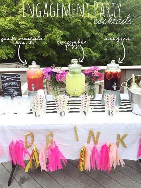 engagement party ideas you ll fall in love with in 2020 engagement party cocktail engagement