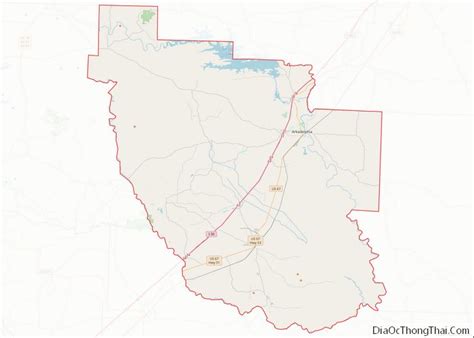 Map Of Clark County Arkansas Địa Ốc Thông Thái
