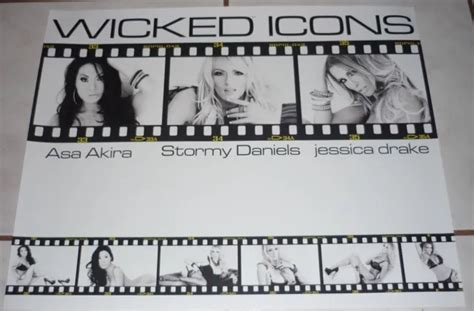 2017 Wicked Girls Avn Poster Stormy Daniels Asa Akira Jessica Drake 19