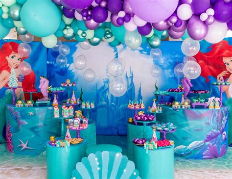 Little Mermaid Birthday Party Decoration Credit Catchmyparty