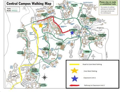 Ucsc Campus Map Ageorgio University Of California Santa Cruz Campus