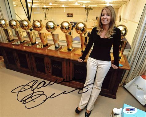 Lakers Jeanie Buss Sexy Authentic Signed 8x10 Photo Autographed PSA DNA