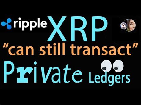 These properties put xrp far ahead of other top digital assets. Ground Breaking News Ripple Private Ledgers & XRP Can ...