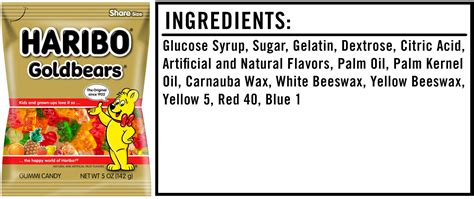 Picking Apart The Haribo Gummy Bears Ingredients List