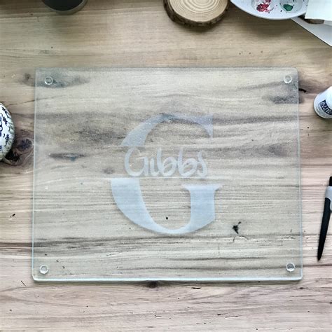 How To Make A Personalized Glass Cutting Board With Your Cutting Machine By Sabrina Marie