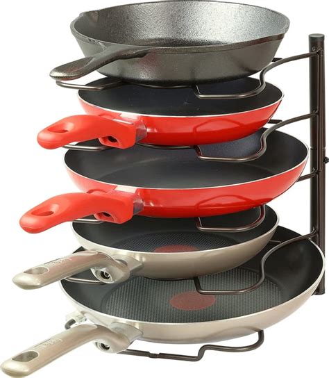 Counter cabinet pan organizer shelf rack kitchen. 10 Smart Ways to Organize Pots and Pans | Kitchn