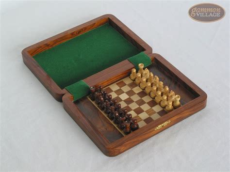 Small Folding Magnetic Chess Set Travel Chess Sets Compact Travel