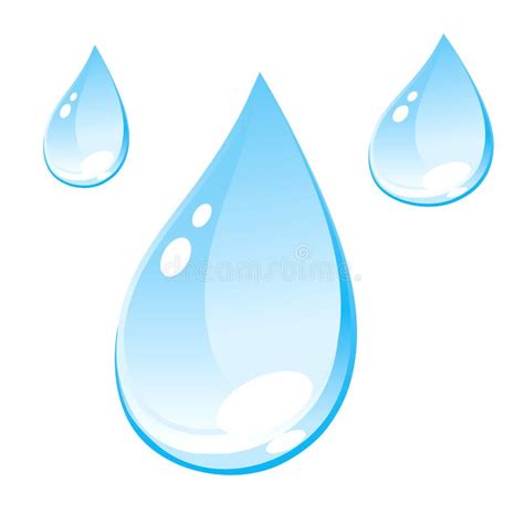 Water Drops Stock Vector Illustration Of Nature Adornment 13220286