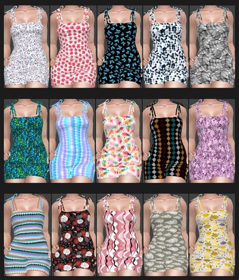 Serenity Swimwear Recolors At Annett S Sims 4 Welt Sims 4 Updates