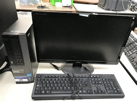 Dell Inc Optiplex 790 Desktop Computer With A Monitor And Keyboard