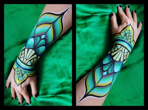 Self Painted Arm Designs Arm Painting Leg Painting Body Art